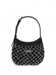 Сумка-шоппер Kenzo с сетчатым покрытием, черный - фото