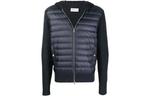 Пуховик мужской темно-синий Moncler - фото