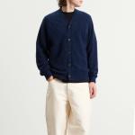 Кардиган из альпаки Дэвид Universal Works, темно-синий - фото 2