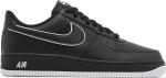Кроссовки Air Force 1 '07 'Black White', черный - фото