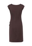Платье Kaffe KAINDIA ROUND NECK, Fudge/Bordeaux - фото 6