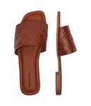 Тапочки брио Karl Lagerfeld, коричневый - фото 4