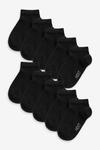 Пять пар носков-кроссовок Next, черный - фото