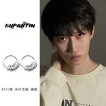 ENFANTIN Серьги из серебра 925 пробы унисекс - фото 2