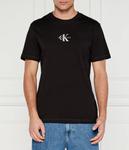 Футболка мужская Calvin Klein Jeans хлопковая с монограммой, черный - фото