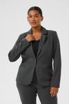 Блейзер KAFFE CURVE Jenna, антрацит - фото 2