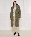 Пальто женское Ugg Гертруда из искусственной овчины, зеленый - фото 2