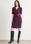 Платье DKNY BUTTON WRAP SHEATH, Damson/Purple - фото