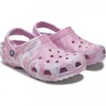 Классические мраморные сабо Crocs, hydrangea multi - фото