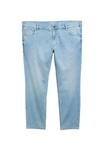 Зауженные джинсы PLUS SIZE TOM TAILOR, цвет Used Bleached Blue Denim - фото 5