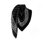 Шаль Lock And Go Shine Louis Vuitton, черный - фото 2