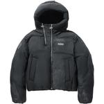 LiNing Пуховики Women's Ebony Black Denim Print - фото