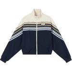 Свитшот с нашивкой логотипа LACOSTE, синий/белый - фото