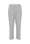Брюки Kaffe Curve Trousers, Chalk Black Deep Stripe/White - фото 5