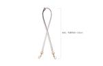 GUYI Кожаный ремешок для женщин, White Shoulder Strap 90-120cm - фото 6
