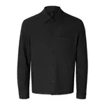 Рубашка-куртка Selected Robert Regular Fit, черный - фото 3