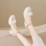 Туфли на блочном каблуке Mary Jane Medd, черный - фото 10