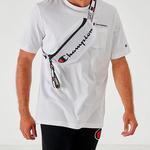 Нейлоновая поясная сумка через плечо унисекс белая Champion - фото 5