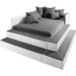 Декоративные подушки (2 шт.) Maintal, Grau + unifarben - фото