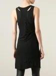 Платье-майка в дырках Thom Krom, черный - фото 4