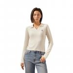 Трикотажная футболка женская Calvin Klein, цвет слоновая кость - фото 10