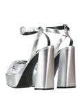 Сандалии Sergio Rossi, серебряный - фото 3