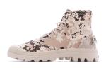 Pampa Canvas Shoes Unisex High-top Beige Palladium - фото