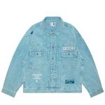 Aape Куртка с капюшоном A Bathing APE® с логотипом Moonface, Blue BLL - фото 3