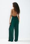 Брюки PULL&BEAR FLOWING, Green - фото 3