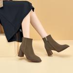 Ботильоны женские Dg, хаки - фото 4