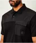 Поло Pe_Panel regular fit Boss Orange, черный - фото 4