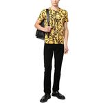 Футболка с принтом baroque VERSACE, желтый - фото 4