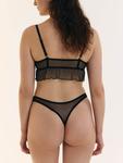 Erlich Textil Трусы String ICONIC MESH STRING in schwarz - фото 5