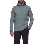 Мужская куртка софтшелл MAMMUT, серо-голубой - фото 7