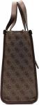 Сумка GUESS Contemporary, Latte Logo/Brown - фото 3
