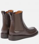 Кожаные ботинки челси Tod's, Caffé + Marrone Africa - фото 2