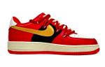 Кроссовки Nike Air Force 1 Skateboard Shoes Unisex Low-Top Gold - фото