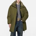 Куртка с логотипом 1996 и утеплителем Acne Studios, хаки - фото 4