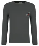 Лонгслив regular fit Tommy Hilfiger, графитовый - фото