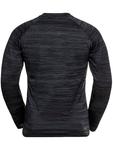 Футболка Midlayer Run Easy Warm черного цвета Odlo - фото 2