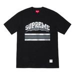 Футболка ss19 cloud arc tee black logo tee Supreme, черный - фото