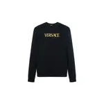 Свитер с логотипом VERSACE, черный - фото