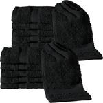 Гостевое полотенце REDBEST 12er-Pack 166400, 30x1x50 см, черный - фото