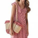 Платье цвета корицы для девочки с вышивкой Mayoral, красный - фото 4