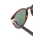 Persol солнцезащитные очки в круглой оправе, коричневый - фото 3