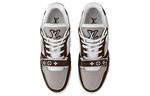 Кроссовки LOUIS VUITTON LV Trainer 'Moka Brown Monogram Flower', коричневый - фото 3