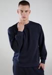 Верх пижамы UNISEX CREWNECK LOOSE FIT ELEVATE EOSELIO, темно-синий - фото 7