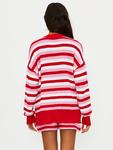 Свитер Кэлли Beach Riot, ruby ivory stripe - фото 2
