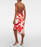 Шелковое платье миди ramona с принтом Sir, мультиколор - фото 3