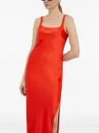 Миди-платье Sunna с разрезом сбоку Samsoe Samsoe, красный - фото 3